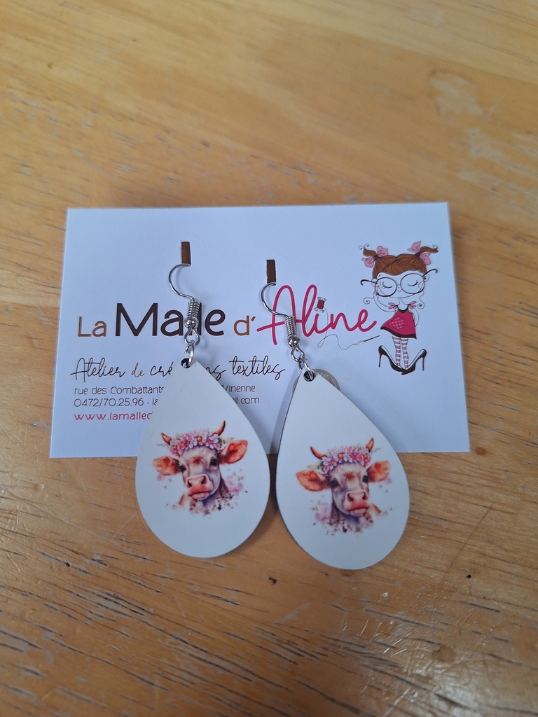Boucles d’oreilles animaux