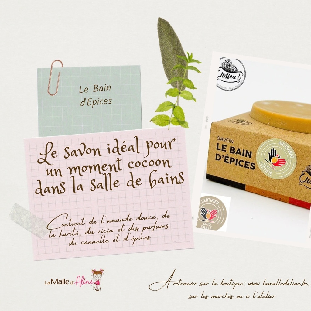 Savon bio Lidjeu