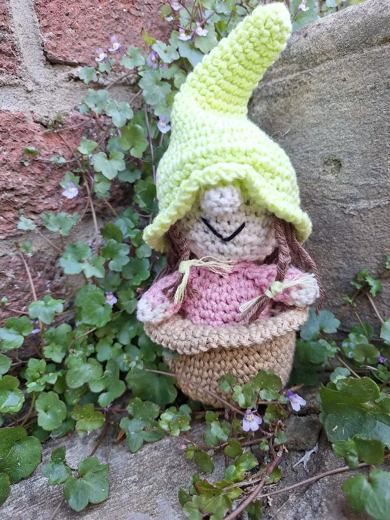 Gnome dans le pot