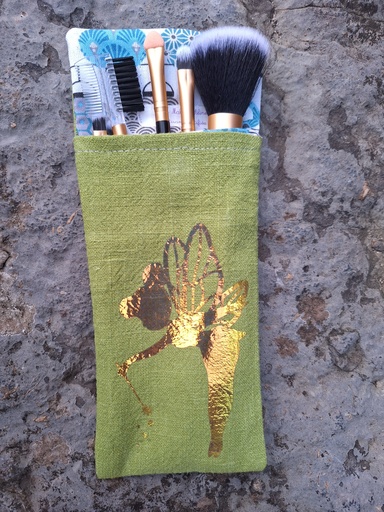 Trousse maquillage ou autres (fée dorée)