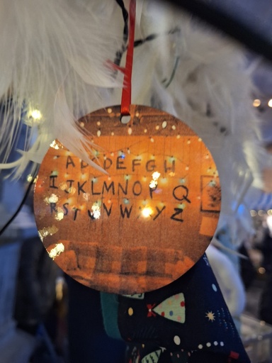 Boule noel plate
