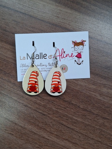 Boucles d’oreilles Gnome